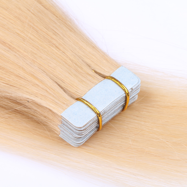 Tape in weave hair weft extensions SJ00105